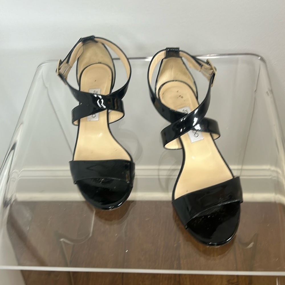 Jimmy Choo Low Wedge Sandal